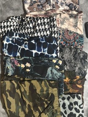 Women's Mixed-Print Leggings Pack - 10 pairs